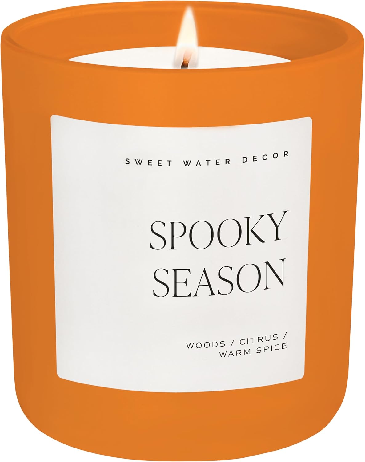 Sweet Water Decor Spooky Season Orange Scented Candle