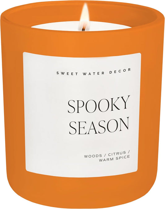Sweet Water Decor Spooky Season Orange Scented Candle