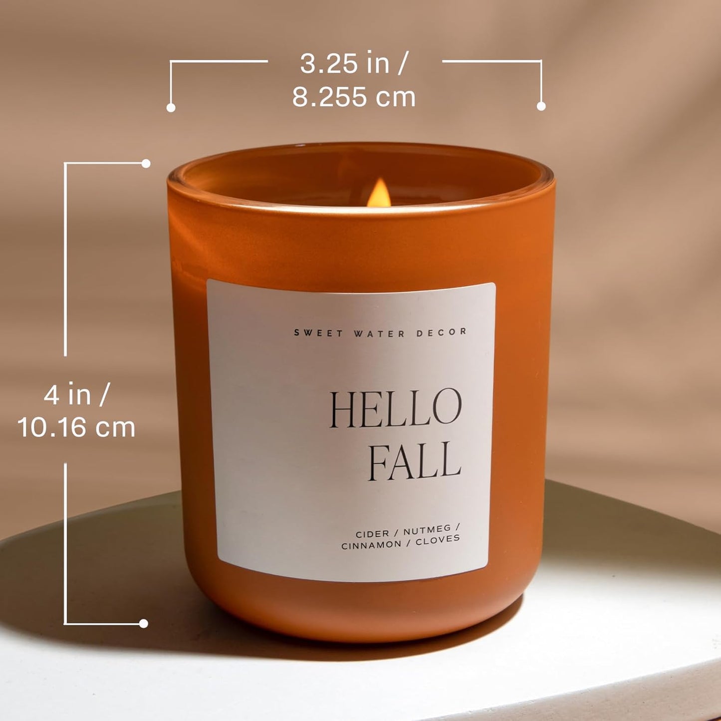 Sweet Water Decor Spooky Season Orange Scented Candle