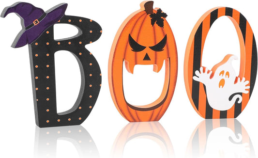 BOO Sign Halloween Table Decoration Indoor