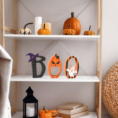 BOO Sign Halloween Table Decoration Indoor