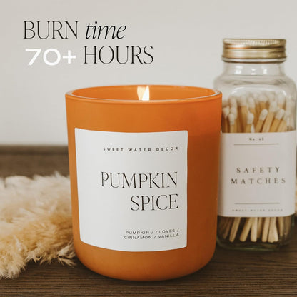 Sweet Water Decor Spooky Season Orange Scented Candle