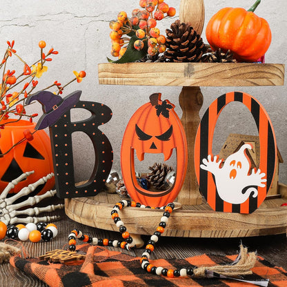 BOO Sign Halloween Table Decoration Indoor
